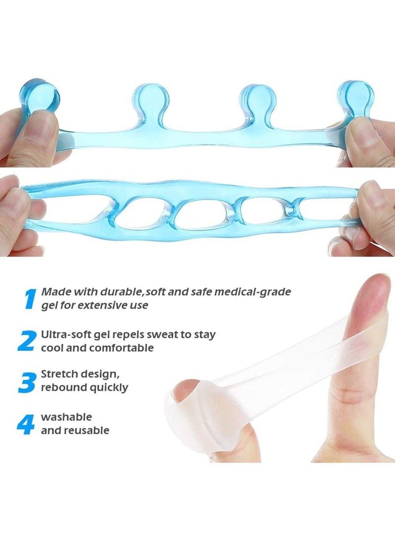 ChicAbode 8 Pcs of Gel Toe Stretchers and Toe Separators for Relaxing Toes, Embossing of the Big Toe, Hammer and so on. Suitable for Men and Women, Quickly Relieves Pain After Yoga and Physical - Image 5